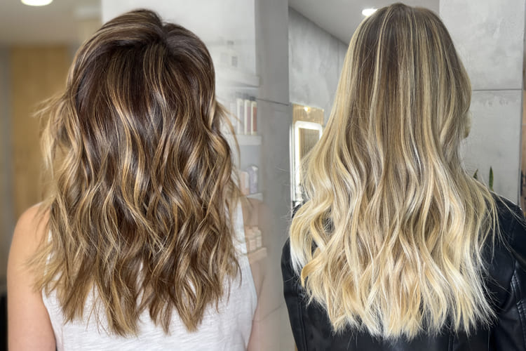 Cabello con aspecto sano, fuerte y cutícula sellada tras el tratamiento regenerador molecular