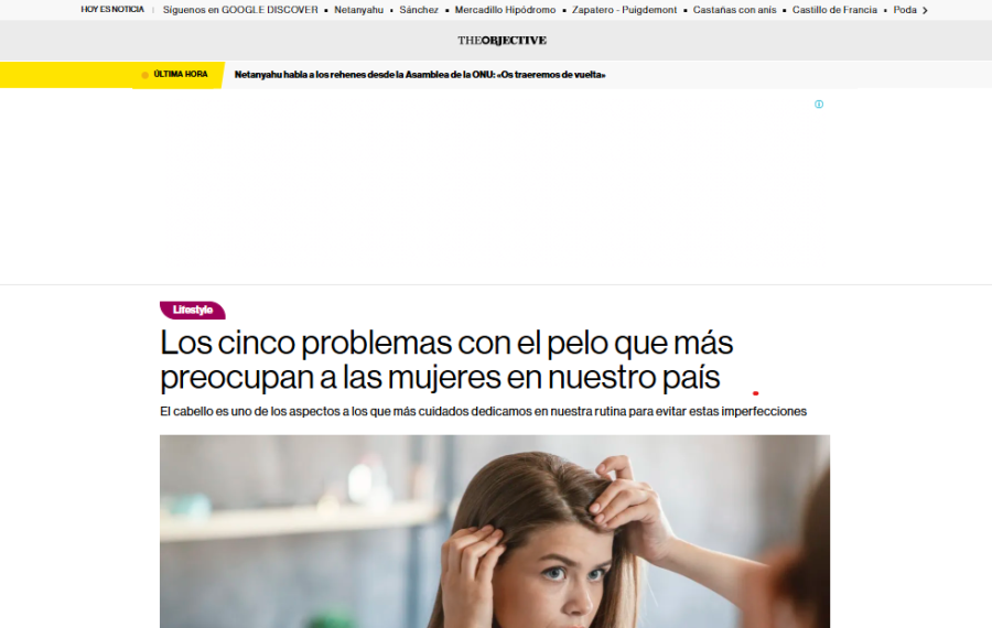 Los cinco problemas con el pelo que más preocupan a las mujeres en nuestro país