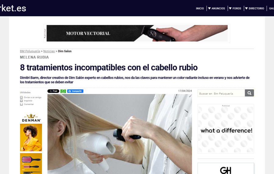 8 tratamientos incompatibles con el cabello rubio