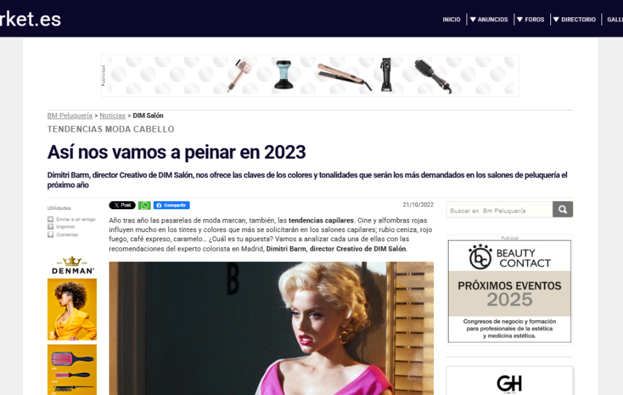 Así nos vamos a peinar en 2023