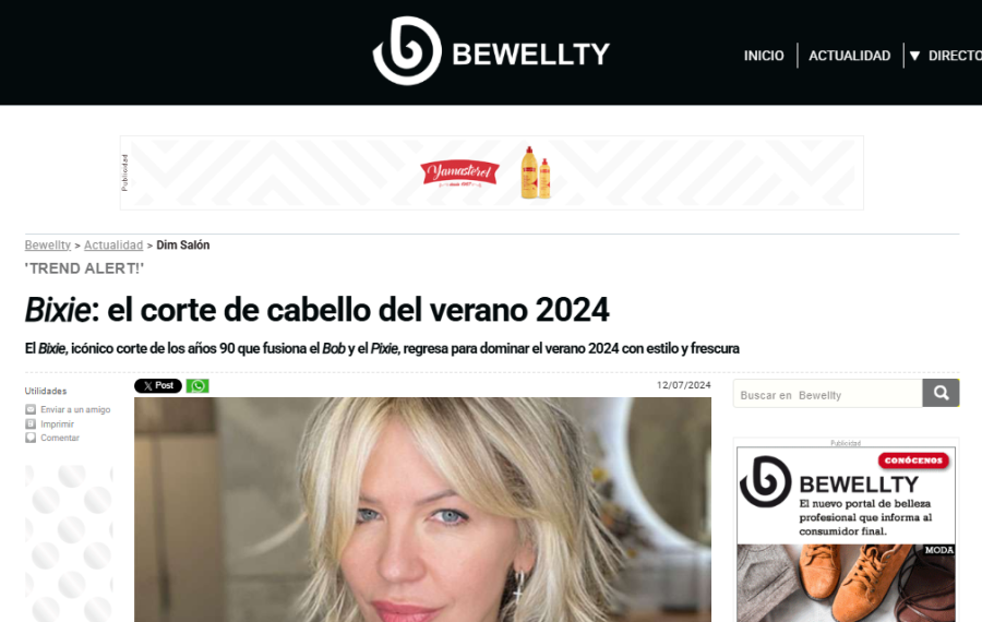 Bixie: el corte de cabello del verano 2024