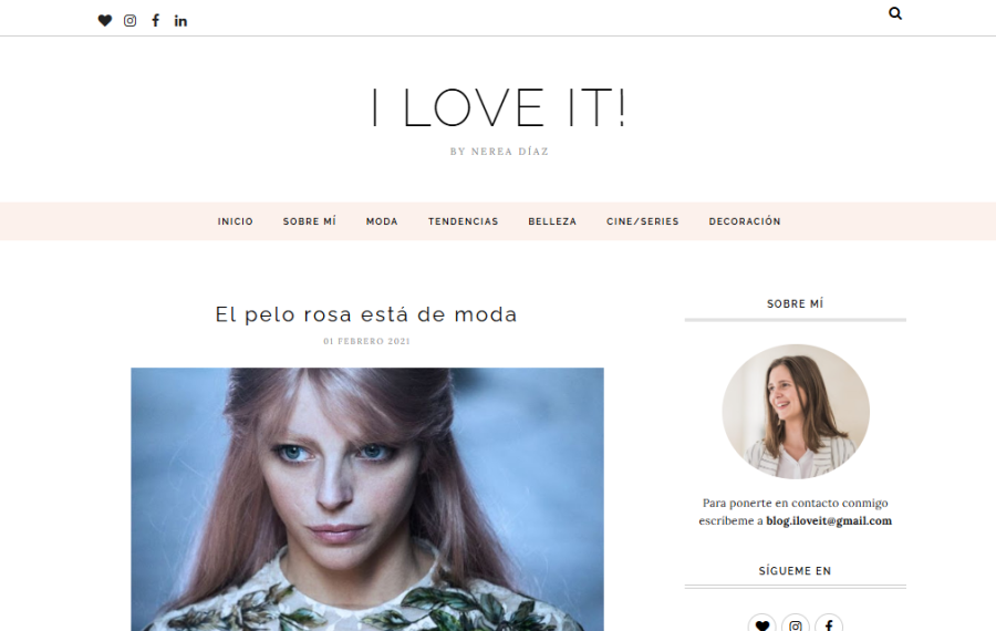 El pelo rosa está de moda