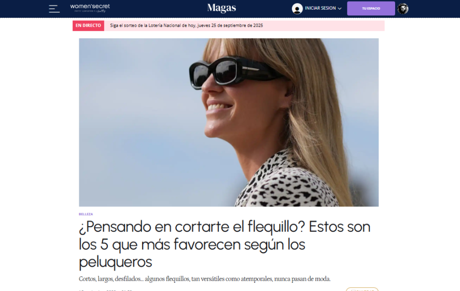 ¿Pensando en cortarte el flequillo? Estos son los 5 que más favorecen según los peluqueros