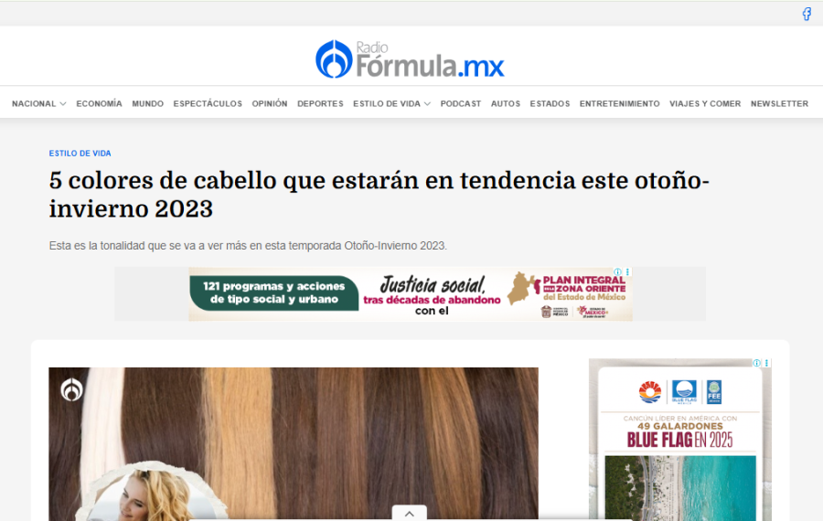 5 colores de cabello que estarán en tendencia este otoño-invierno 2023