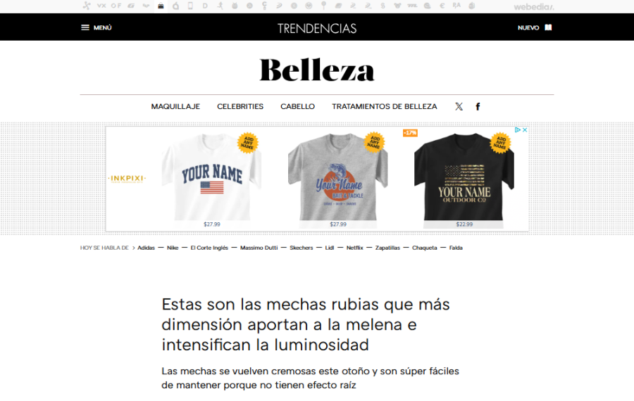 Estas son las mechas rubias que más dimensión aportan a la melena e intensifican la luminosidad