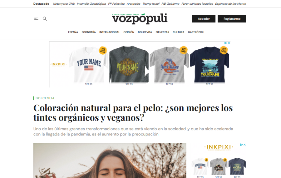 Coloración natural para el pelo: ¿son mejores los tintes orgánicos y veganos?